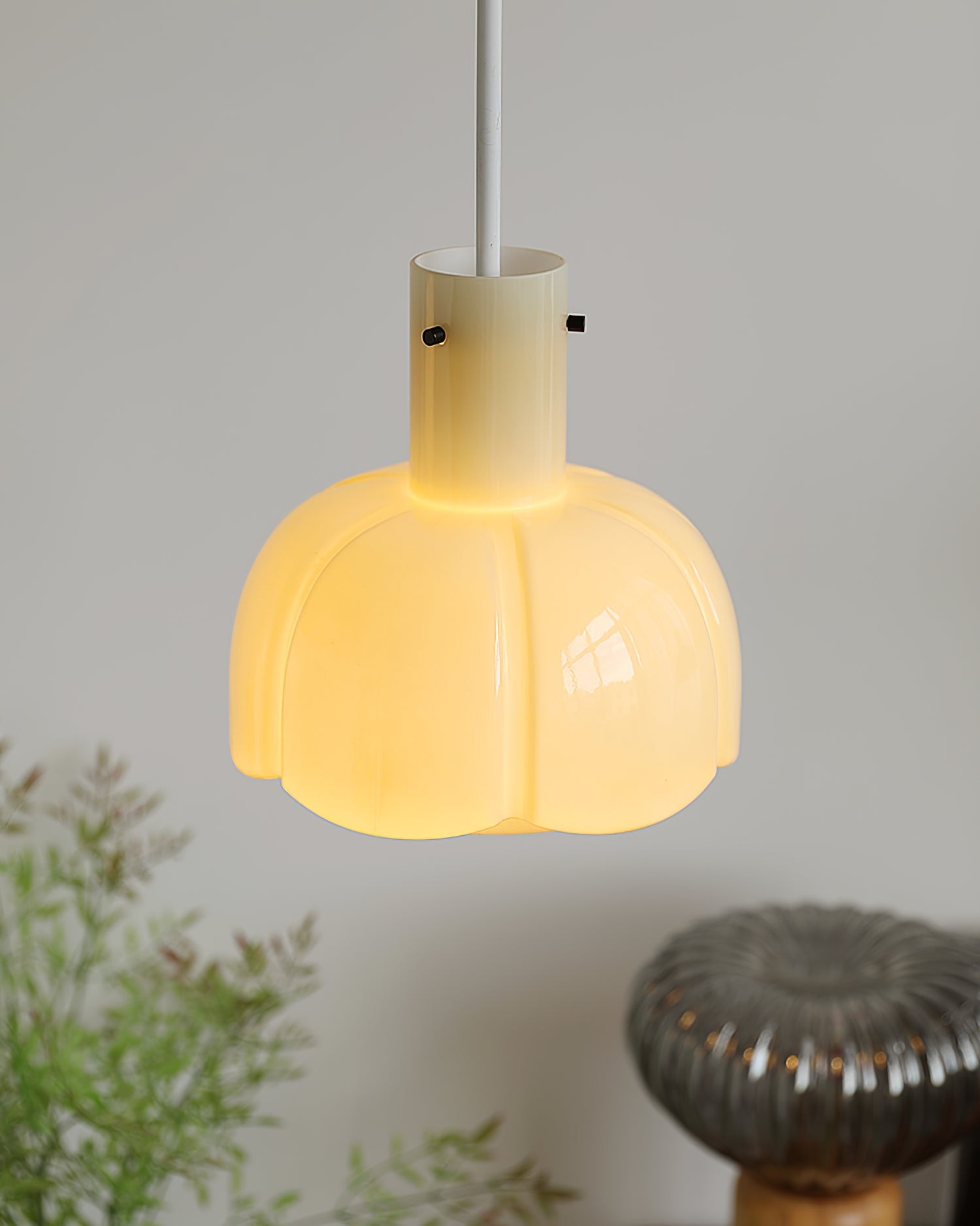 Franse pastorale stijl bloemblaadje glazen hanglamp HL637