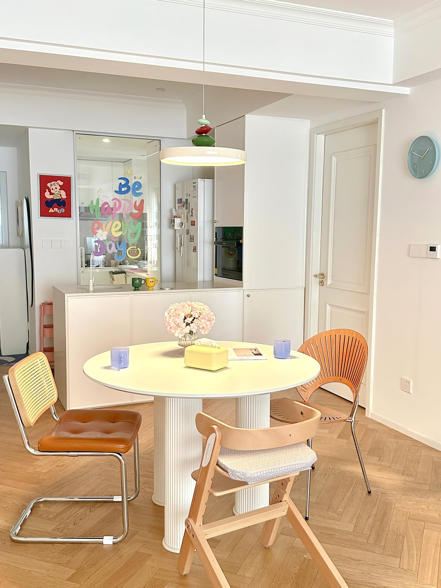 Nordic UFO Kleurrijke LED Hanglamp HL822