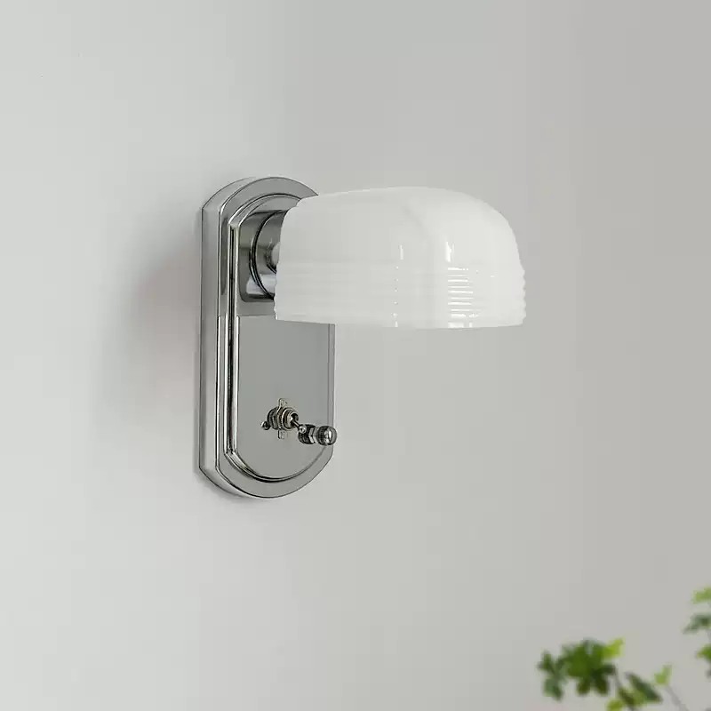 Bauhaus Creatieve Industriële Witte Glazen Wandlamp HL1362
