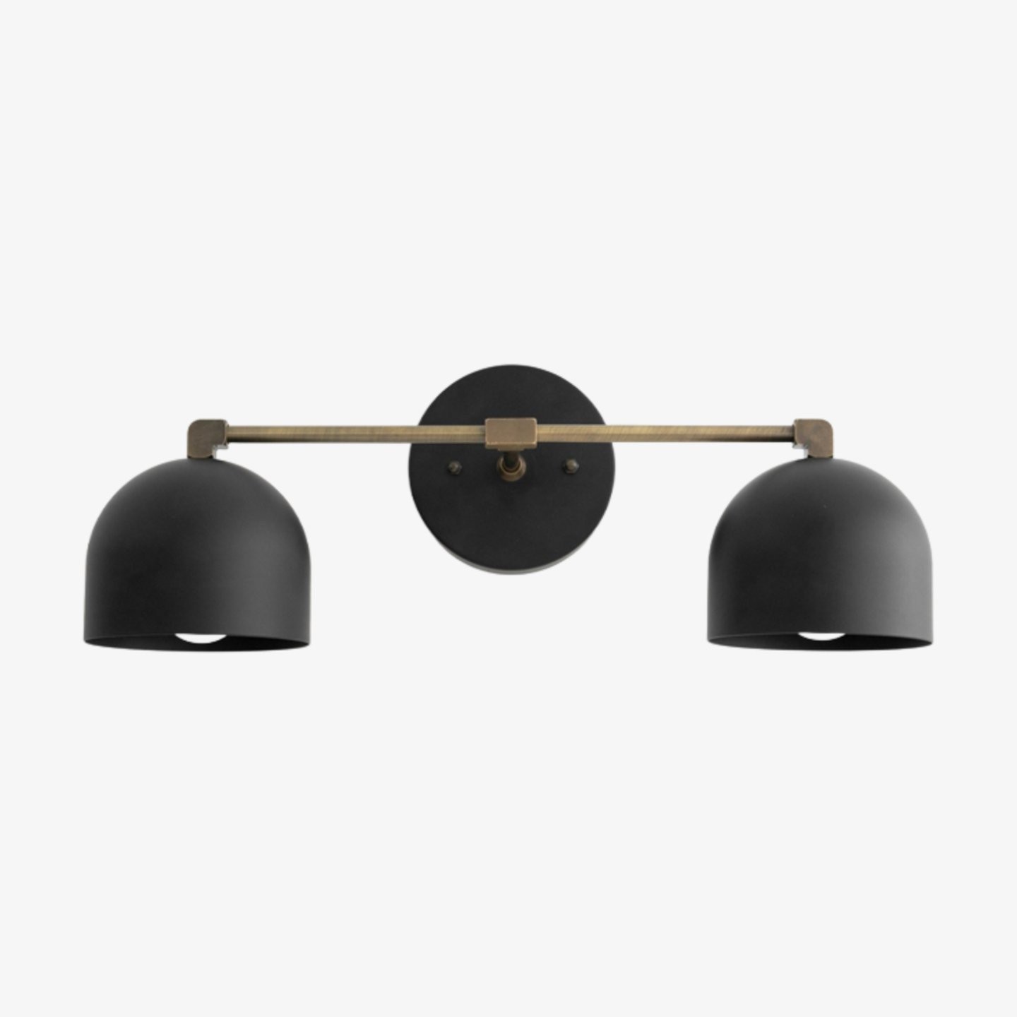 Metio Dome Mid-Century Diepe Bolvormige Kaptafellamp - Messing Wandlamp HL1774