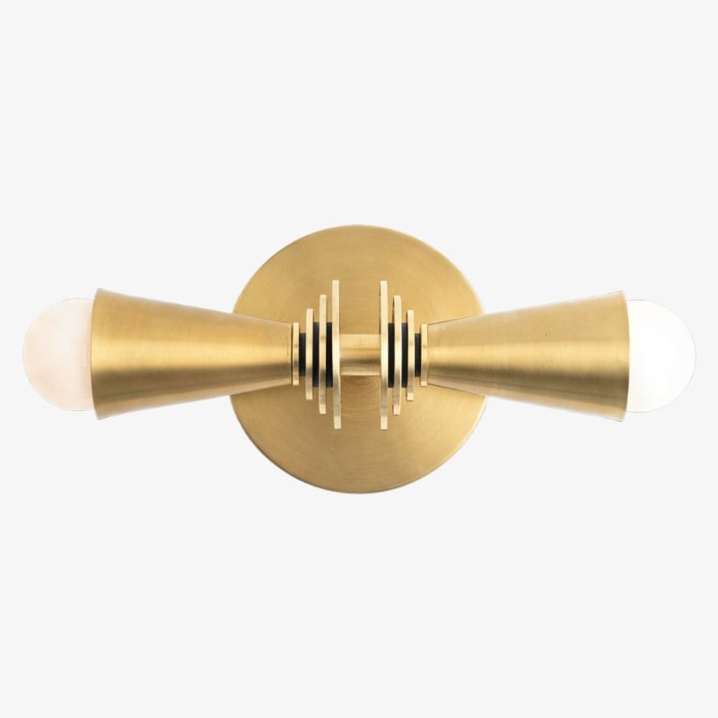 Pyralis Cone Art Deco Wandlamp - Multi-directionele wandlamp voor wastafel of muur HL1707