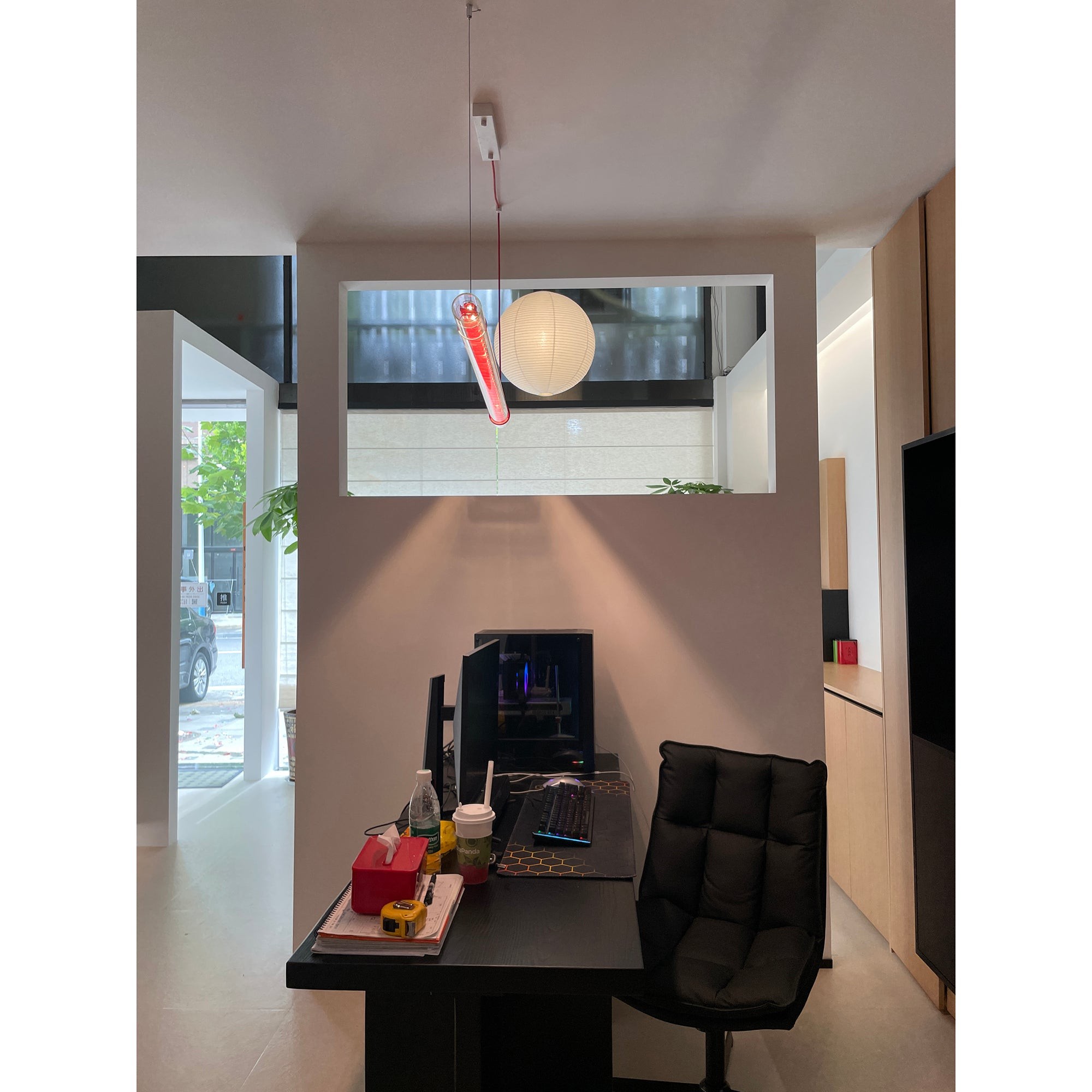 Buisvormige lineaire LED-hanglamp HL3249