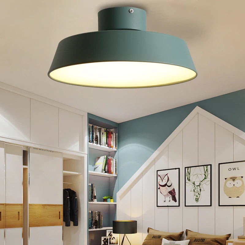 Nordic Minimalist Ronde Aluminium LED Plafondlamp HL1264