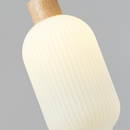 Nordic witte lantaarnachtige glazen hanglamp HL666