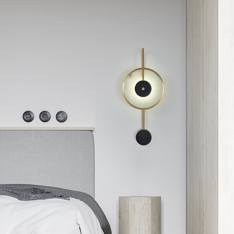 Creatieve schijf metalen wandlamp HL561