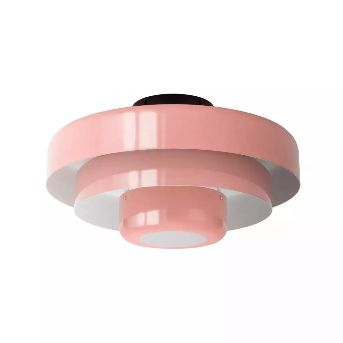 Veleora Bauhaus Drielaagse Plafondlamp - Kleurrijke Metalen Schijflamp HL1843