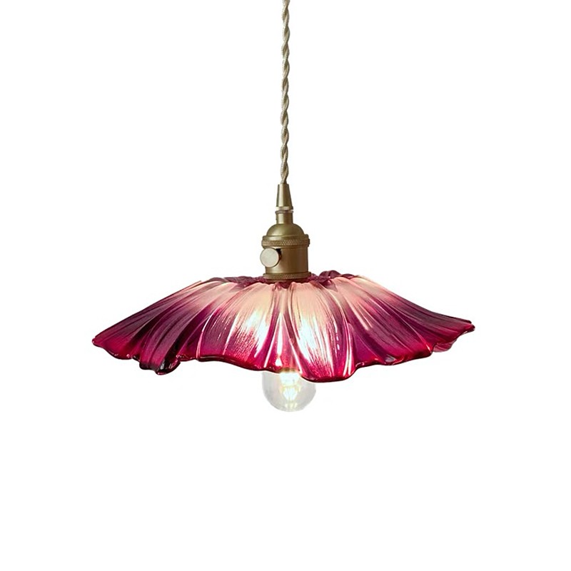 Moderne kunst bloem vorm keuken glazen hanglamp HL46
