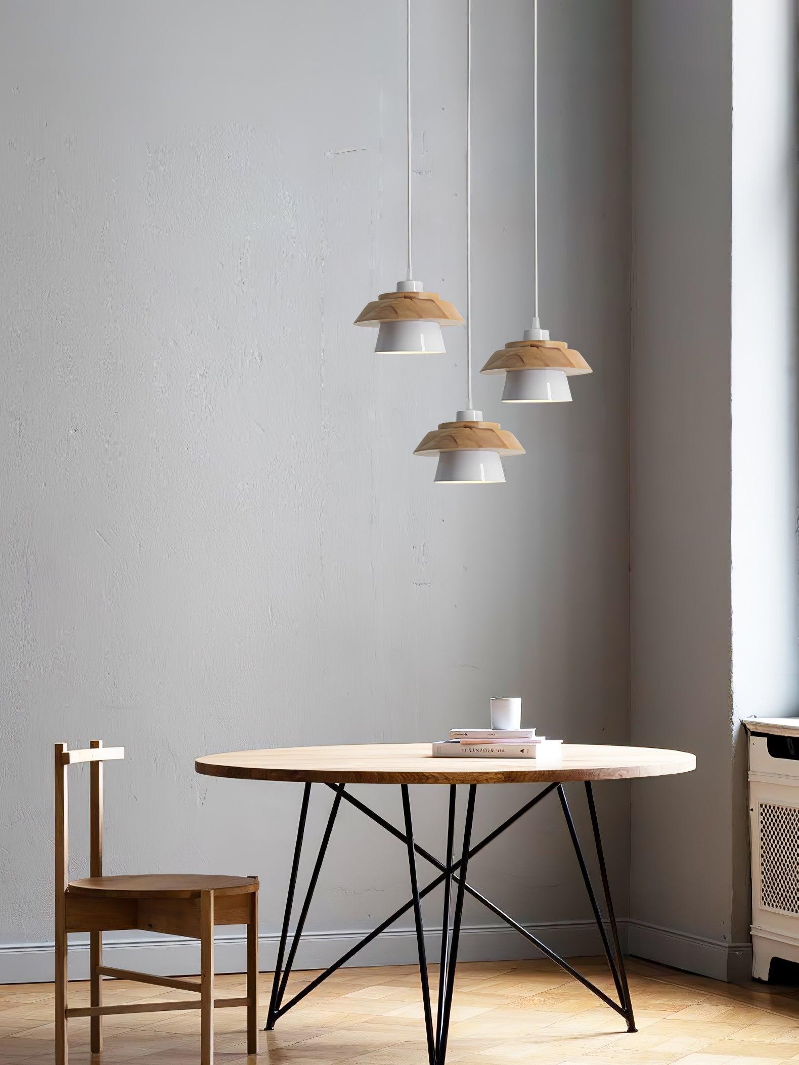 Hanglamp van steenhout HL728