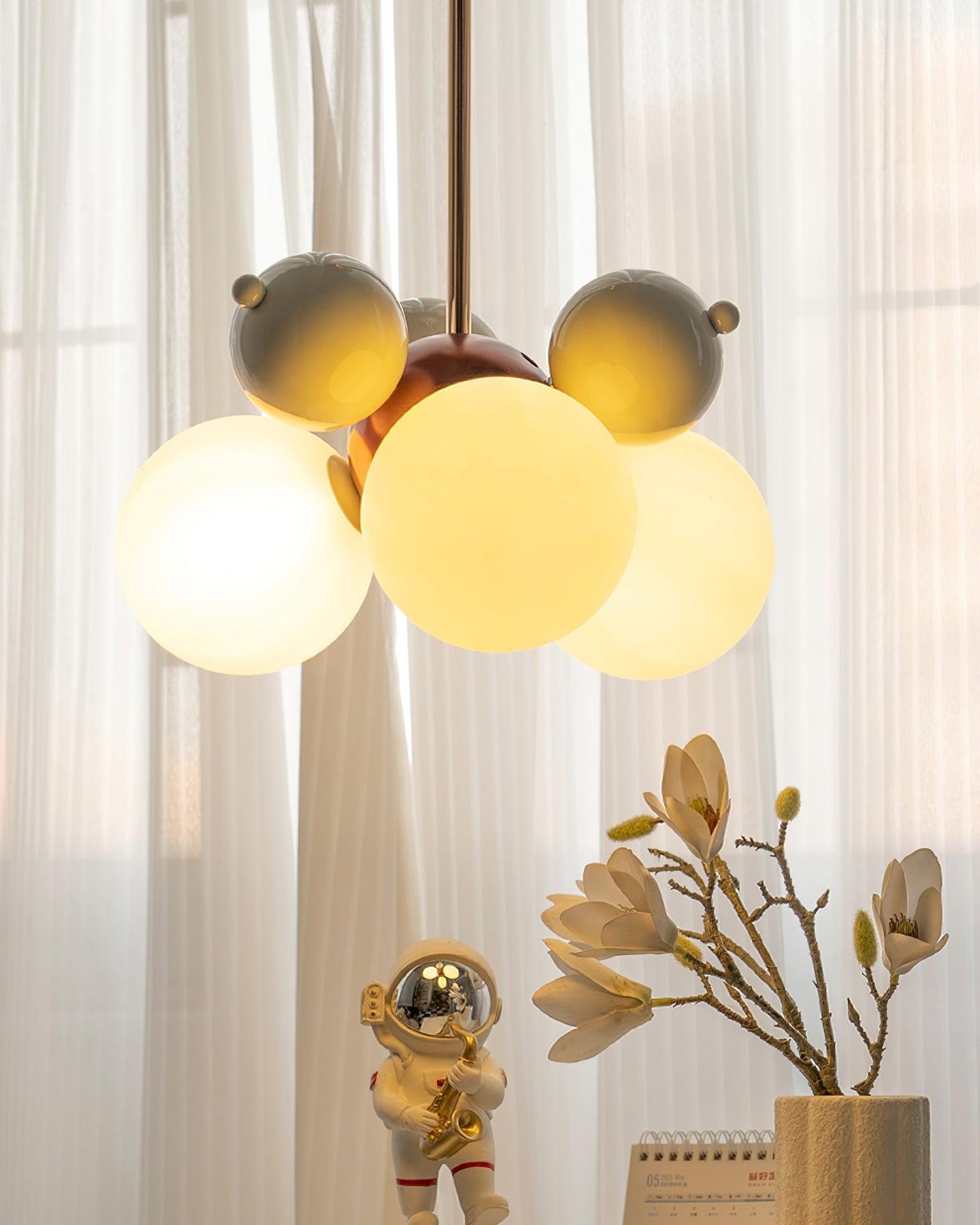 Moderne hanglamp in de vorm van een bubbellamp HL675