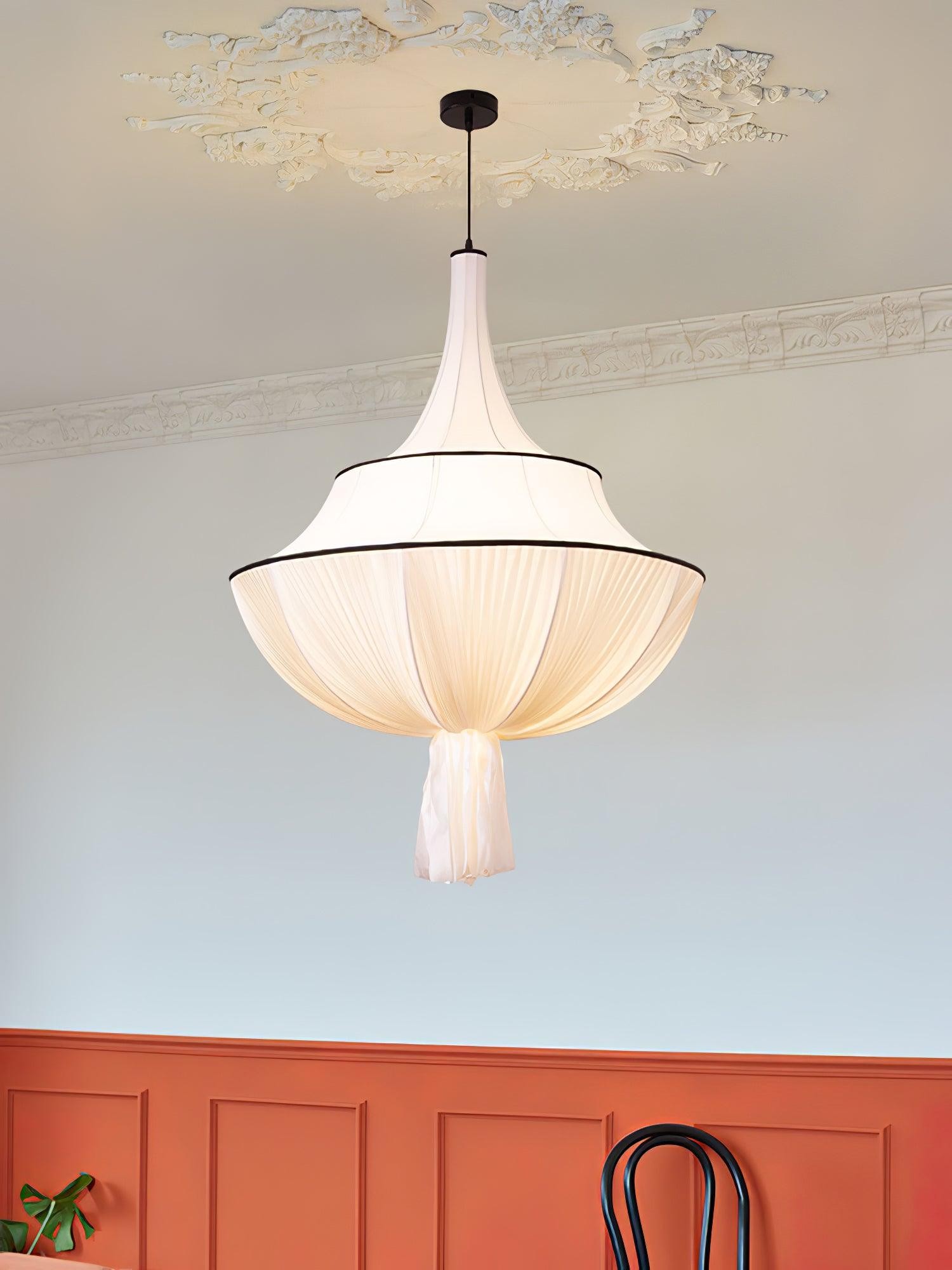 Stoffen kunst decoratieve hanglamp HL716