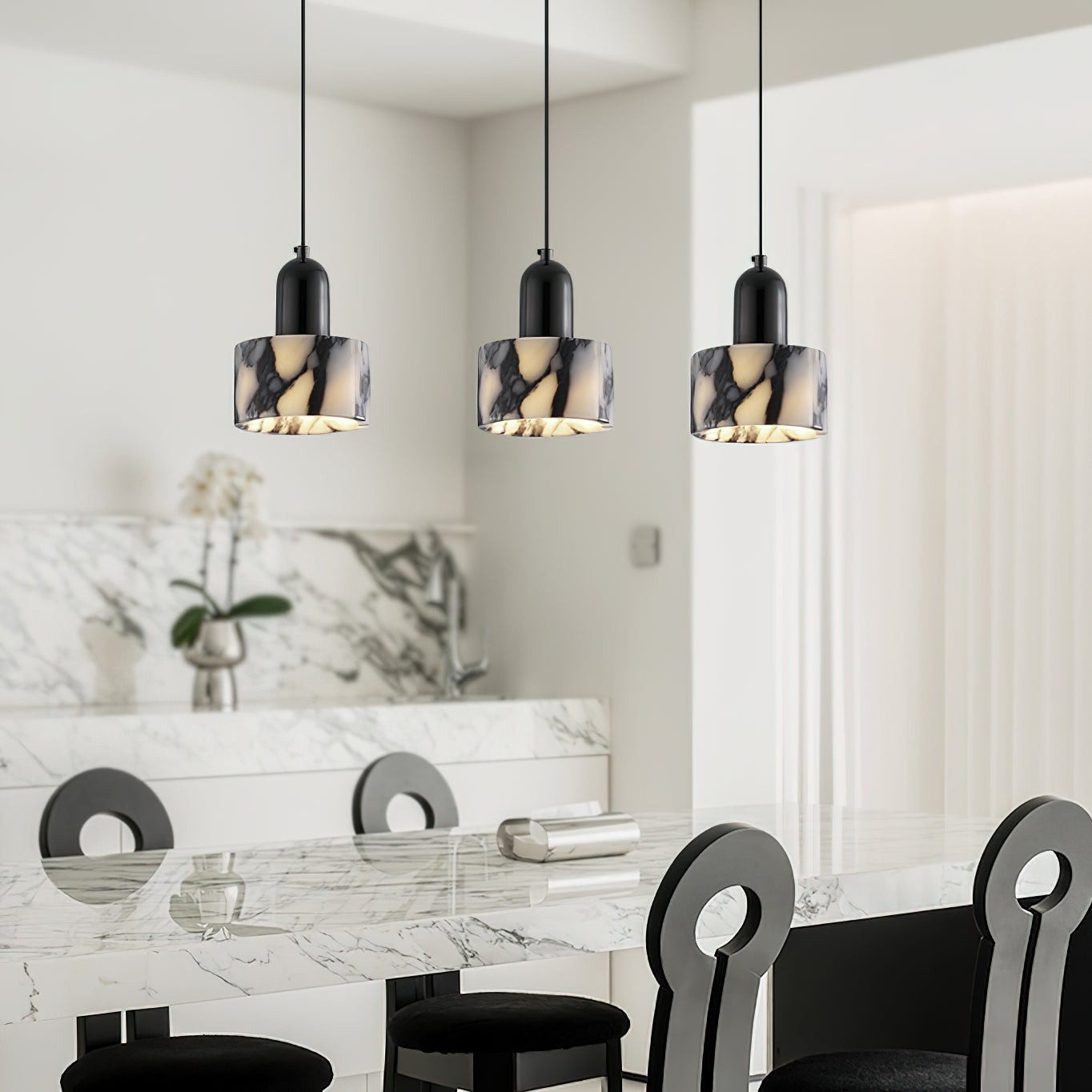 Dekum marmeren hanglamp HL3159