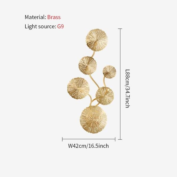 Lotus Leaf Wandlamp