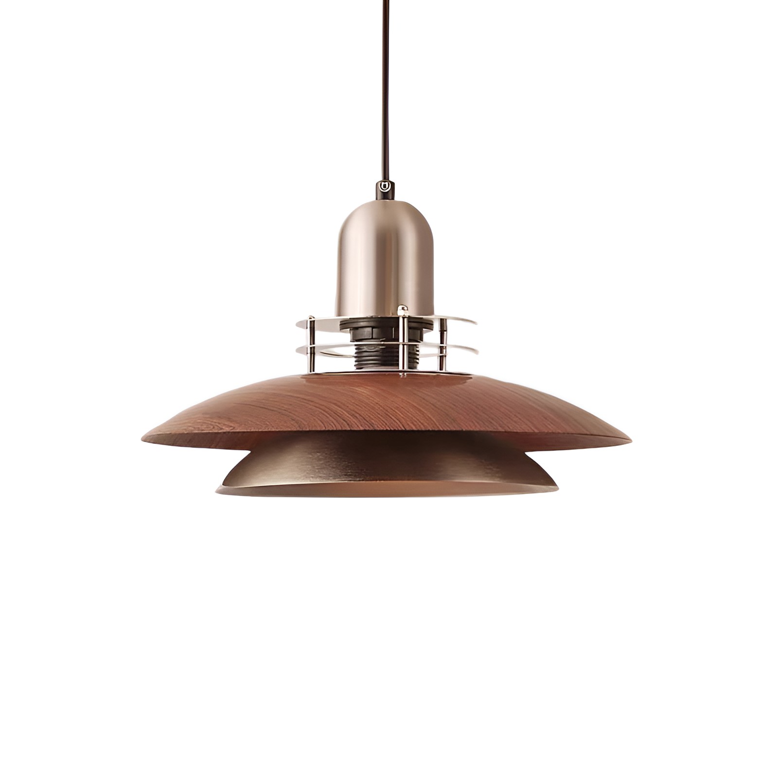 Retro middeleeuwse metalen vliegende schotel hanglamp HL1239