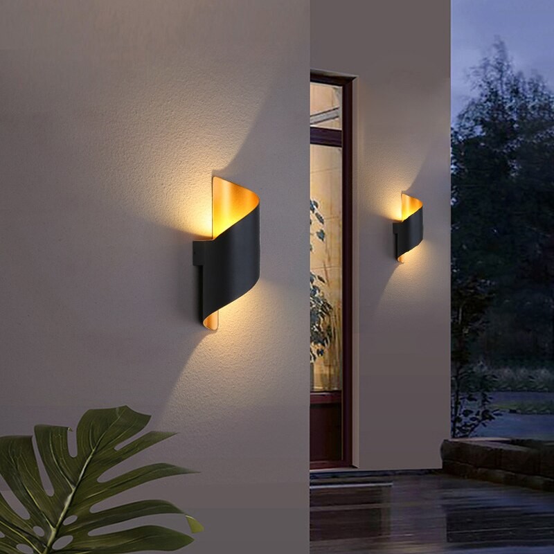 Moderne Curl Twisted LED Wandlamp HL698