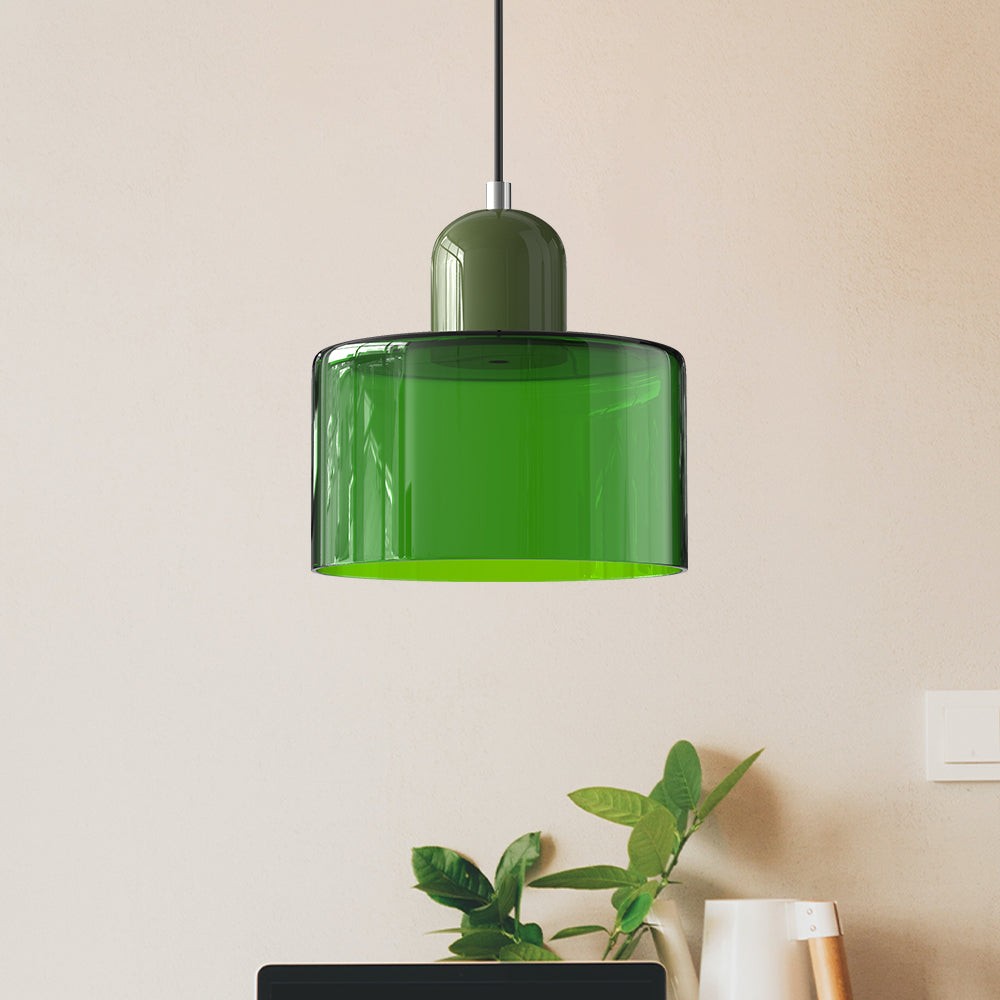 Kalo Cilinder Hanglamp - Glazen Lamp in Scandinavische Stijl voor Eet en Slaapkamer HL107