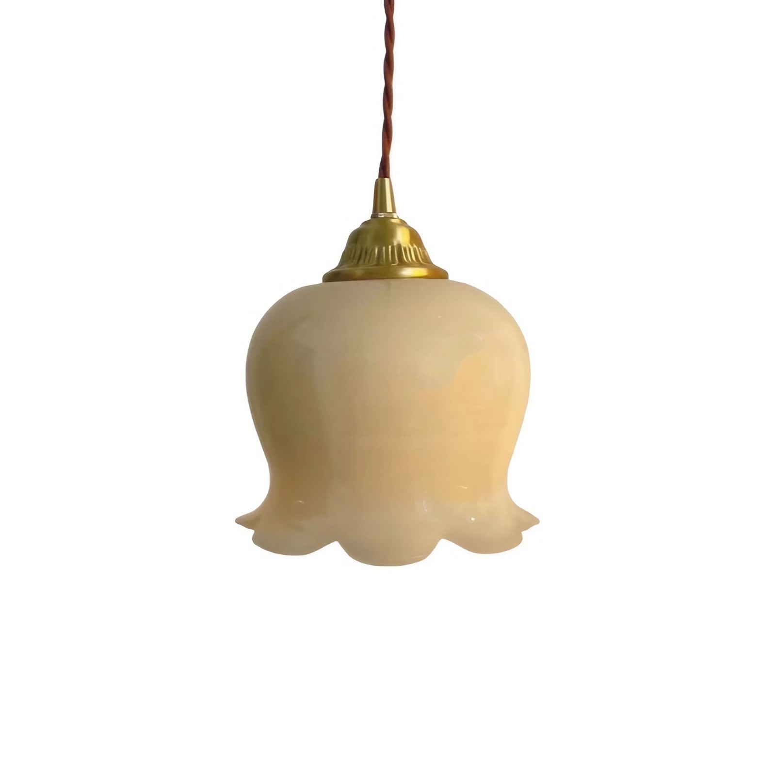 Retro Crème Lily Flower Hanglamp HL302