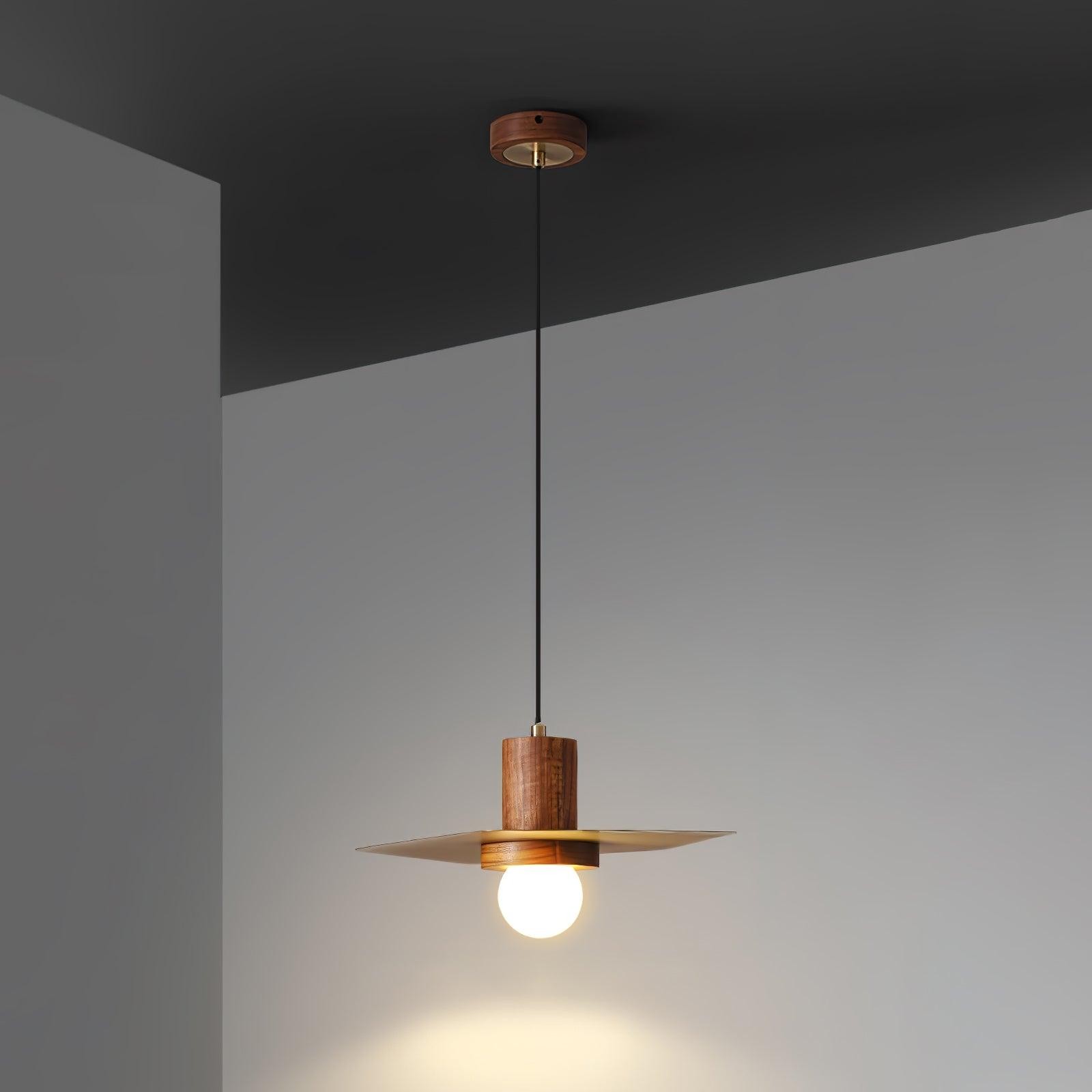 Walnoot Koper Jupiter Hanglamp HL983