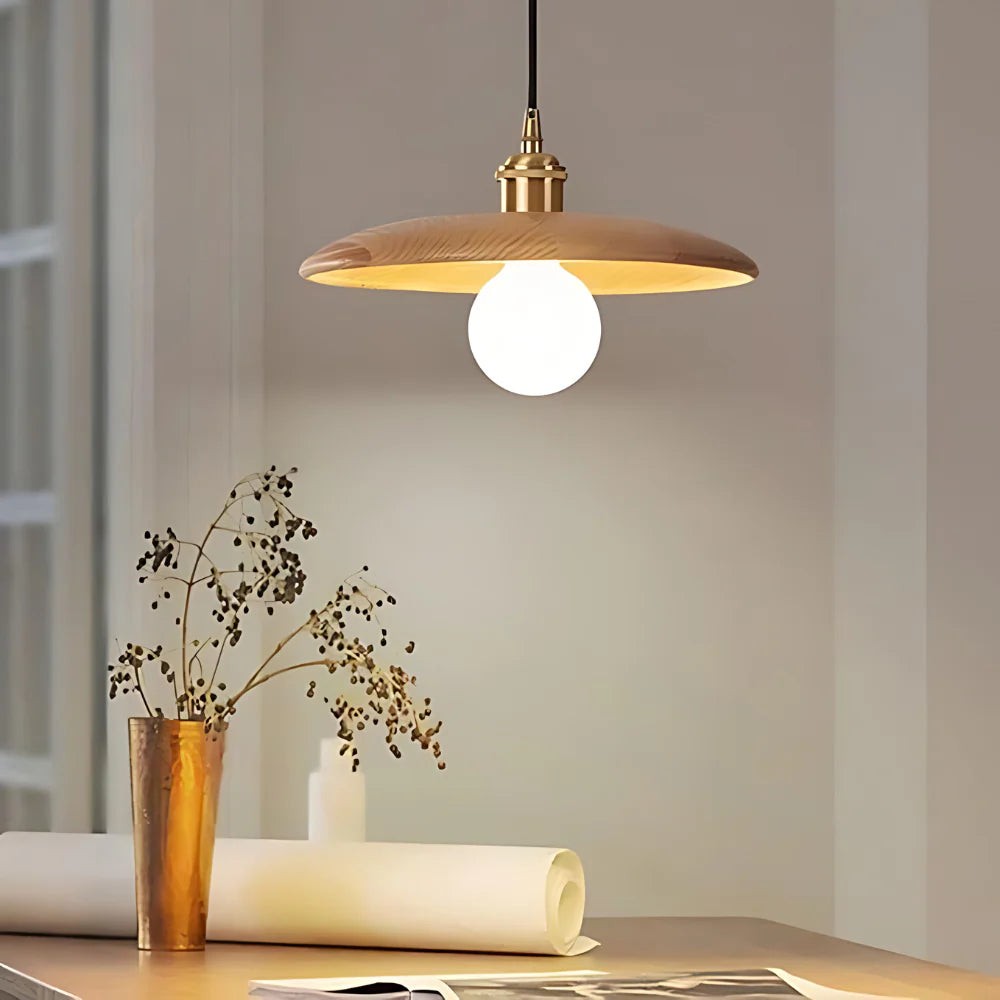 Olivia Japandi Charmante houten hanglamp HL3394