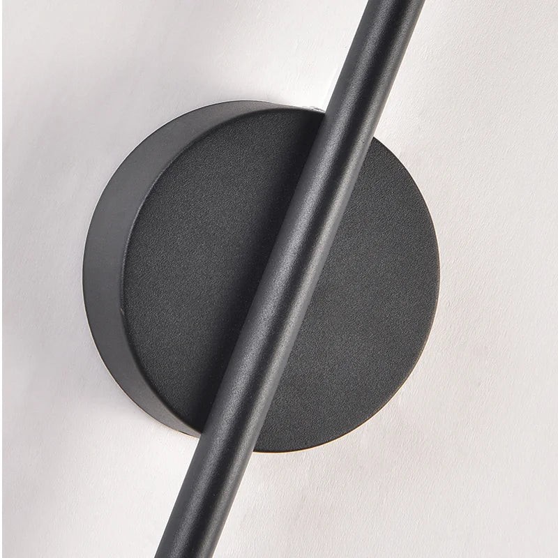 Moderne zwarte aluminium wandlamp HL3403