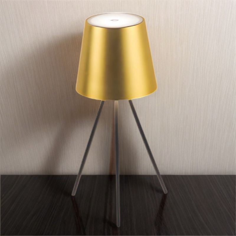 Touch dimmer metalen tripod tafellamp HL178