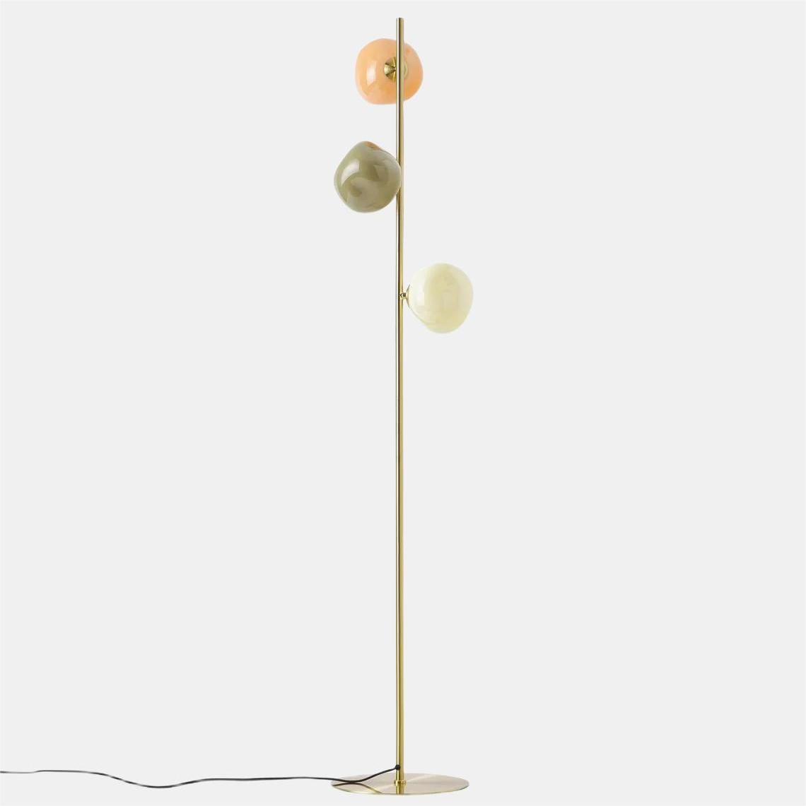 Opaal glazen vloerlamp - moderne staande lamp HL1779