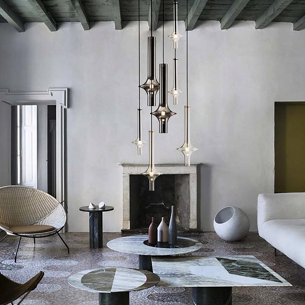 Moderne creatieve glazen buis hanglamp HL827