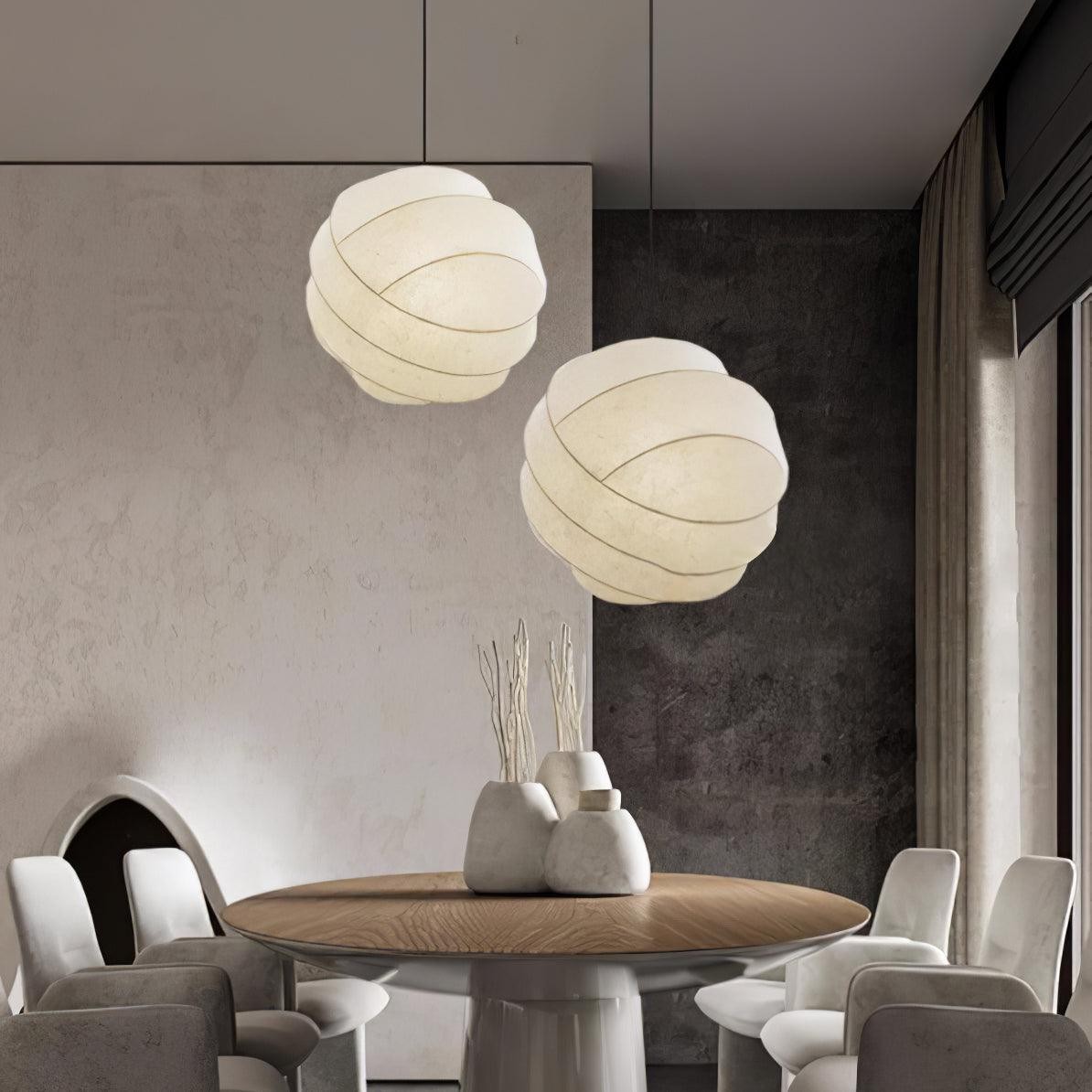 Wabi-Sabi Stijl Fiber Cocoon Hanglamp HL861