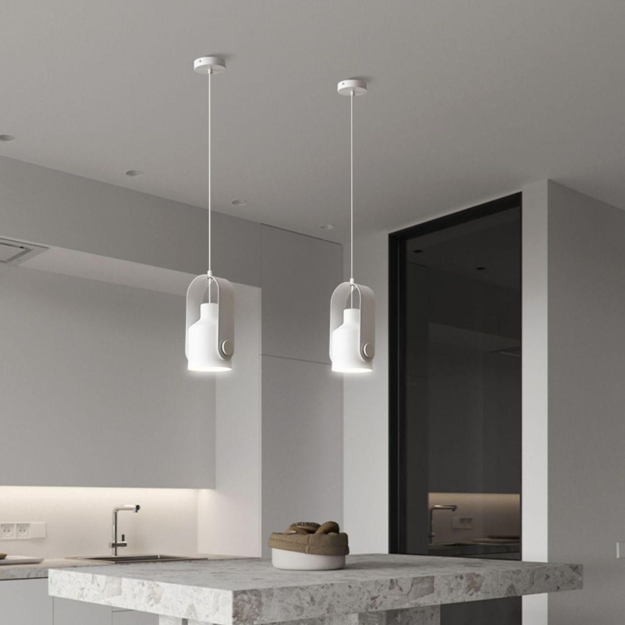 Verstelbare metalen kunst draaibare spot hanglamp HL125