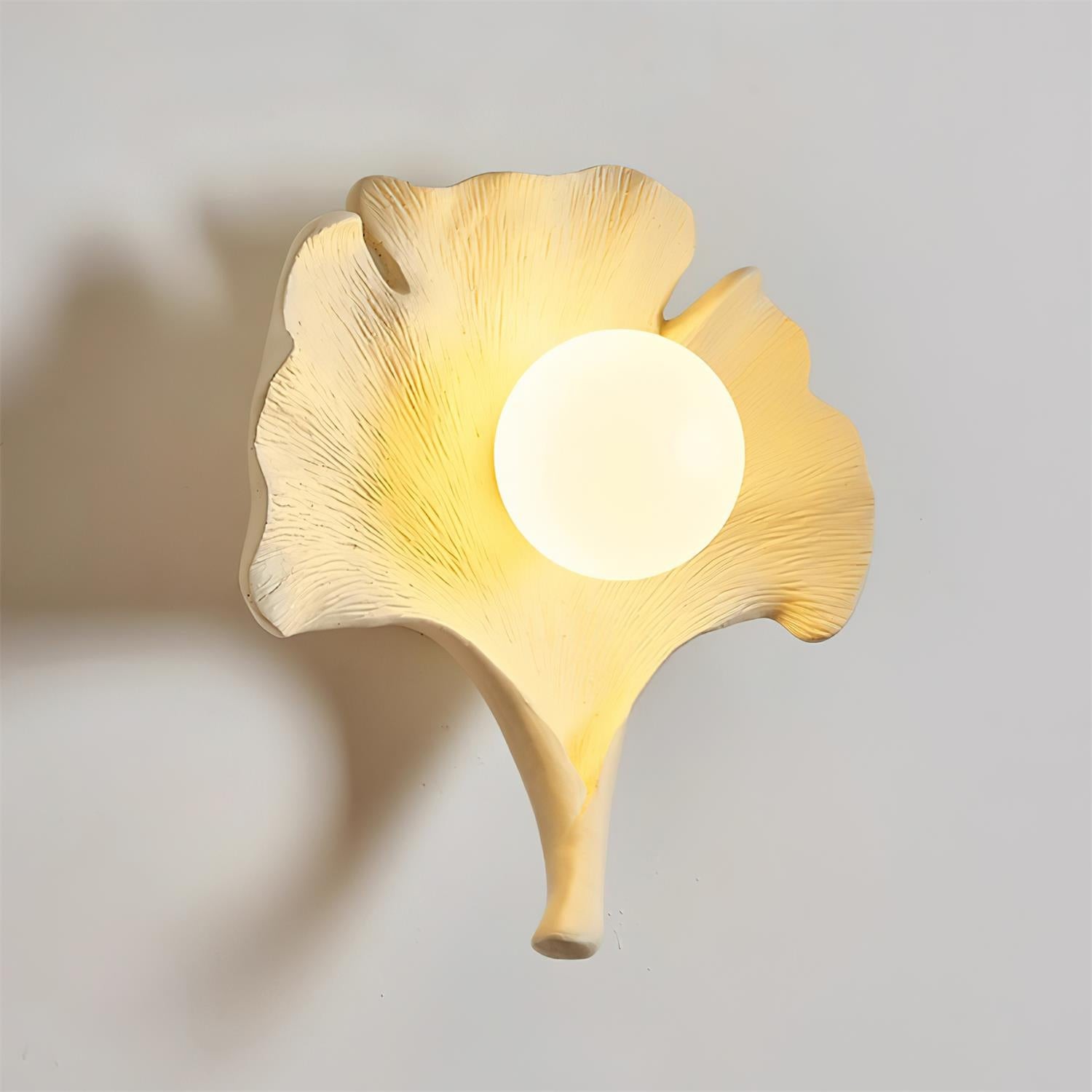 Vintage Ginkgo Blad Hars Wandlamp HL527