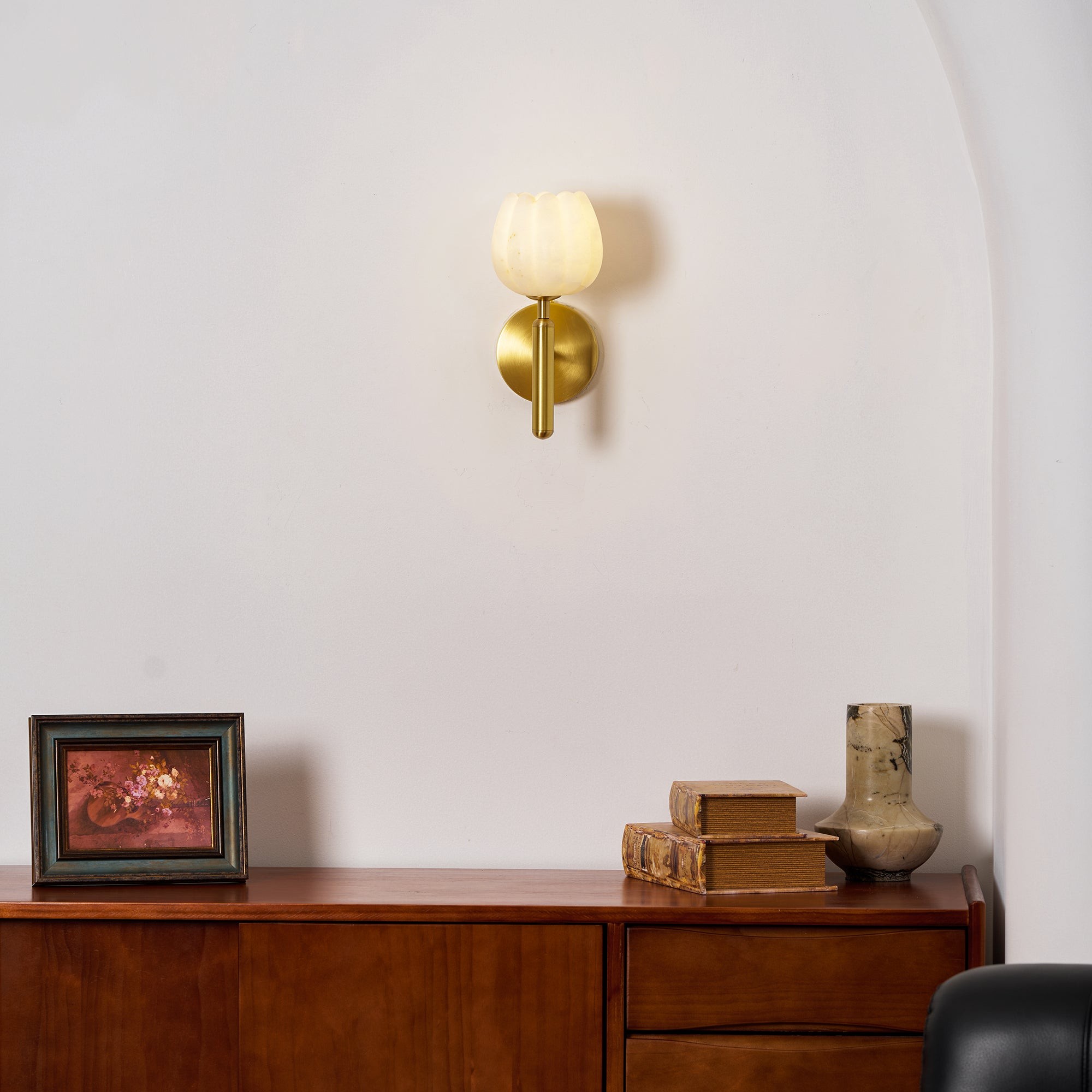 Mian alabaster wandlamp HL2992