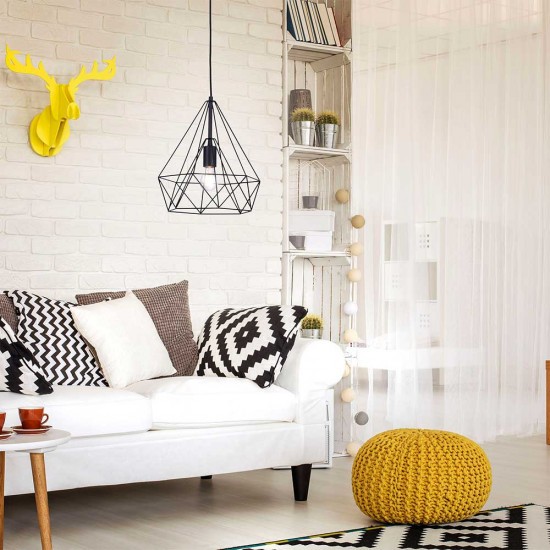 Zwarte Draad Hanglamp