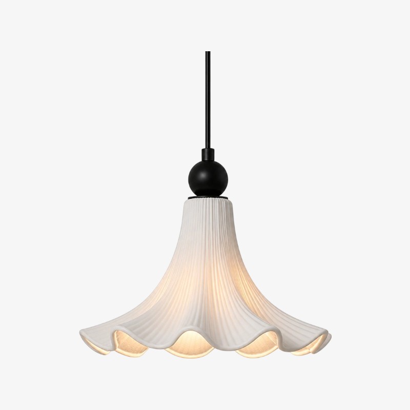 Cazelle Franse Vintage Bloemen Hanglamp - Retro Bloemen Hanglamp voor Slaapkamer en Hal HL3590