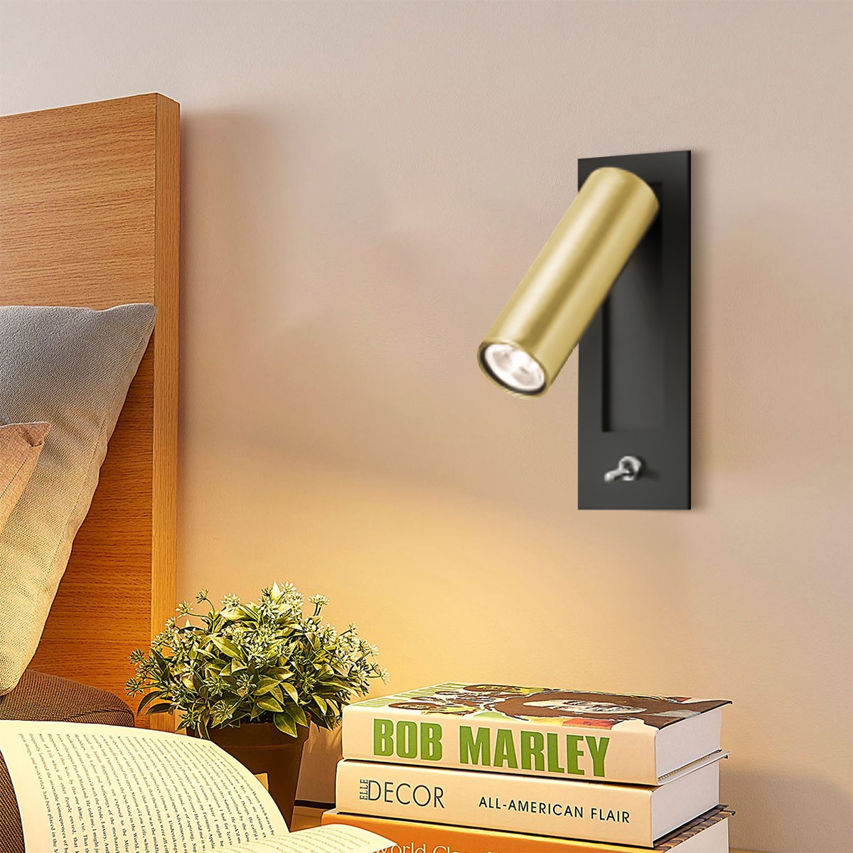 Moderne Ronde Buis Metalen LED Wandlamp HL925