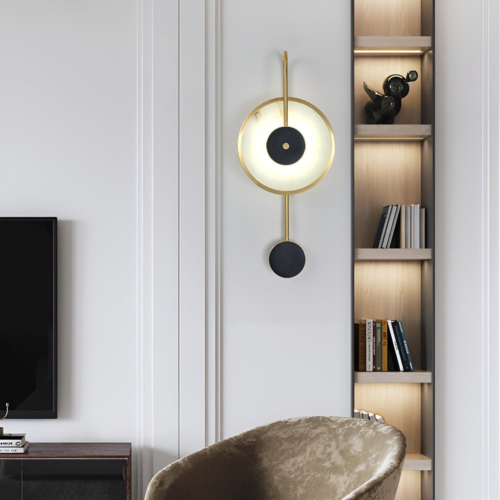 Creatieve schijf metalen wandlamp HL561