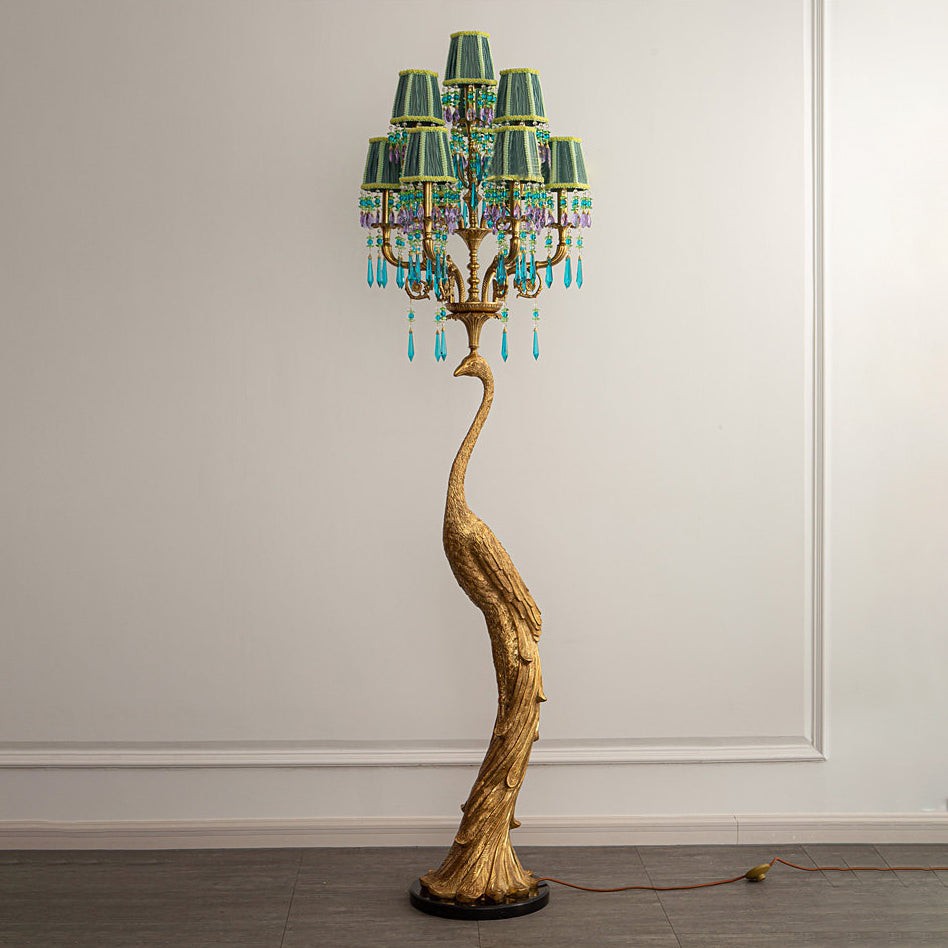 Perky Peacock vloerlamp HL3314