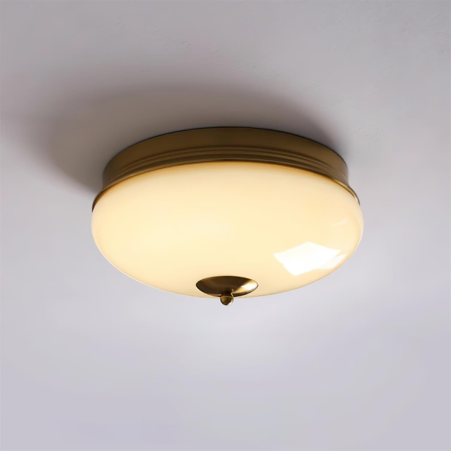 Europese Mid Century Crème Plafondlamp HL614
