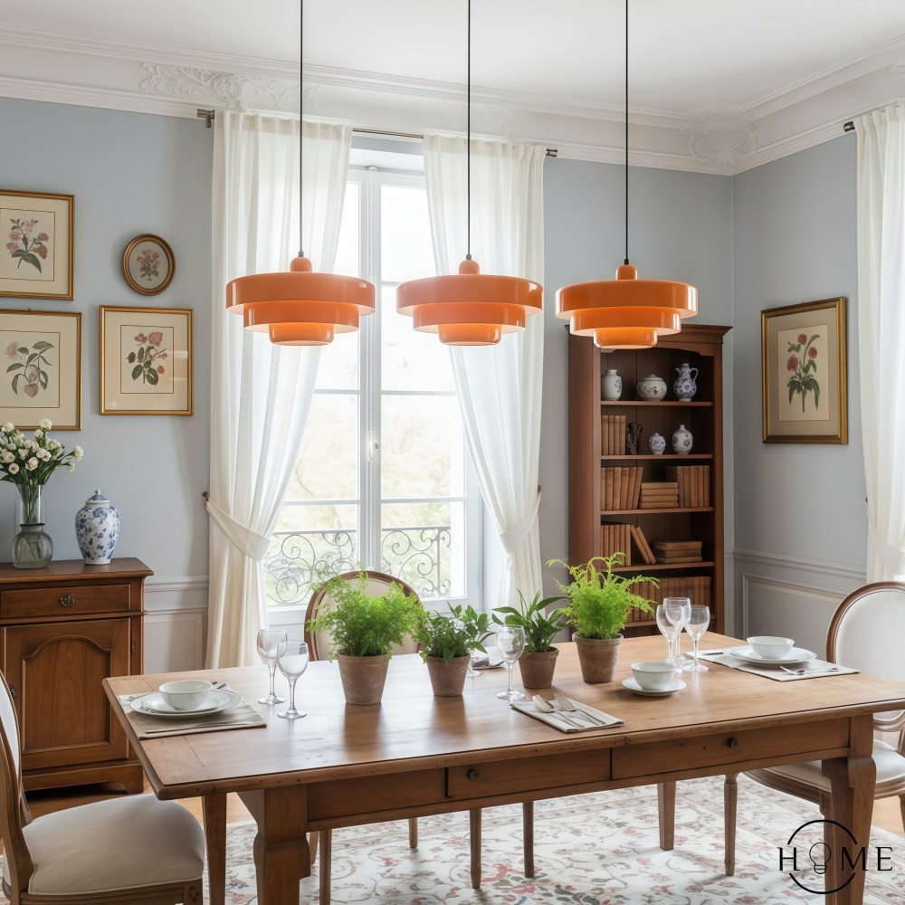 Macaron Disc Hanglamp - Scandinavische Meerlaagse Hanglamp van Metaal voor de Keuken HL179