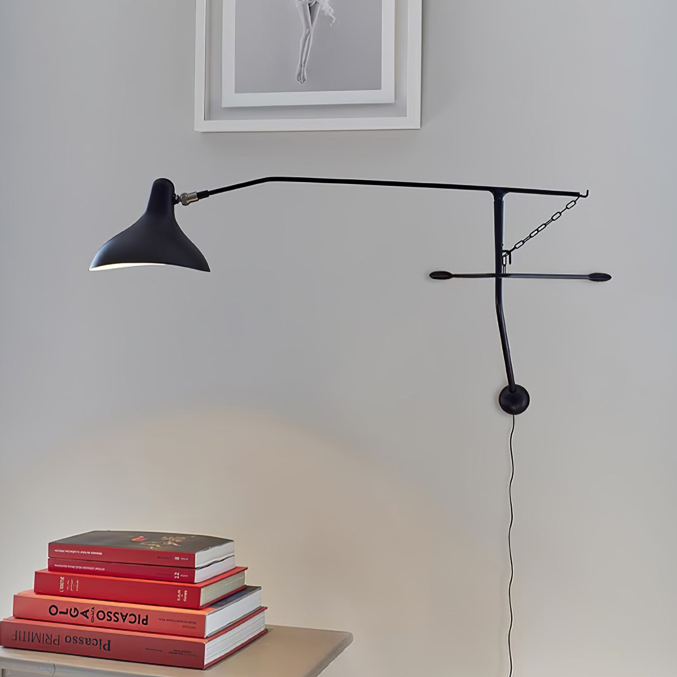 Moderne eendenbek-design Mantis Arm Wandlamp HL1112