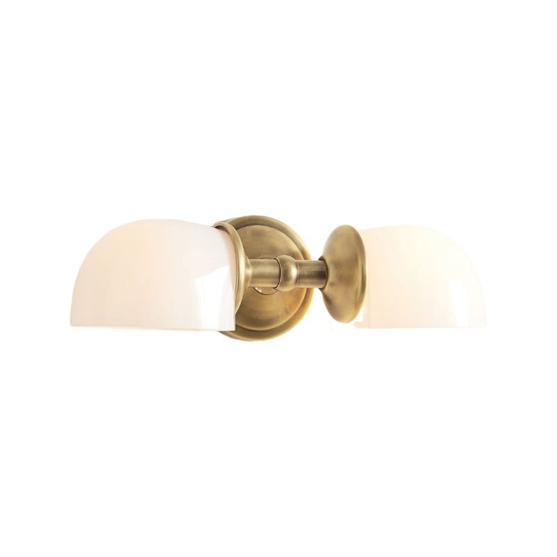 Moderne Mercer dubbele horizontale metalen wandlamp HL1413