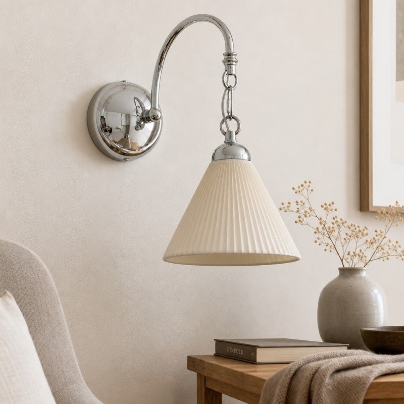 Cazelle Franse stijl wandlamp met bloemenmotief - Artistieke retro wandlamp voor sfeerverlichting HL3587