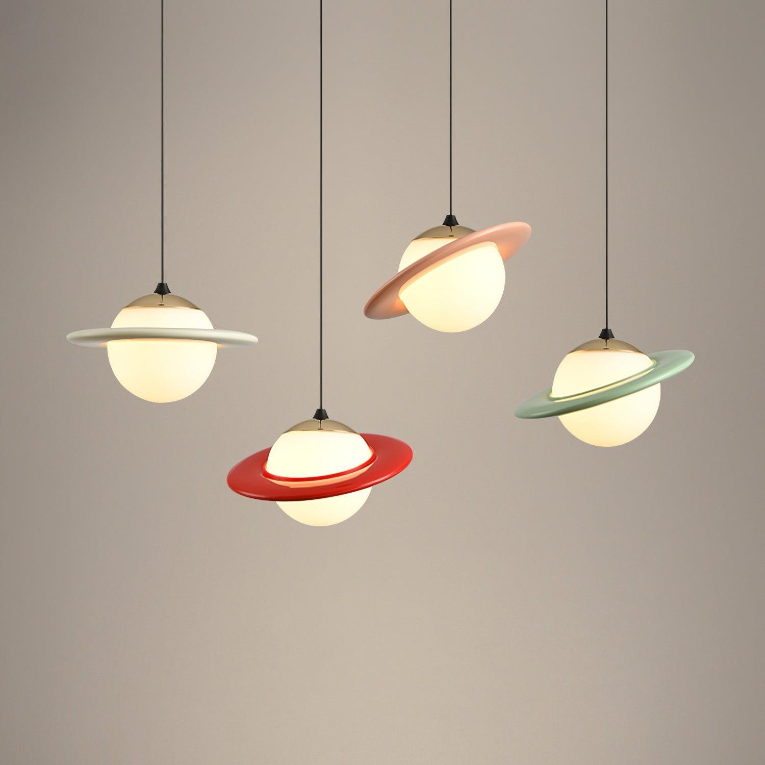 Romantische Saturnus Planeet Hanglamp voor Slaapkamer HL749