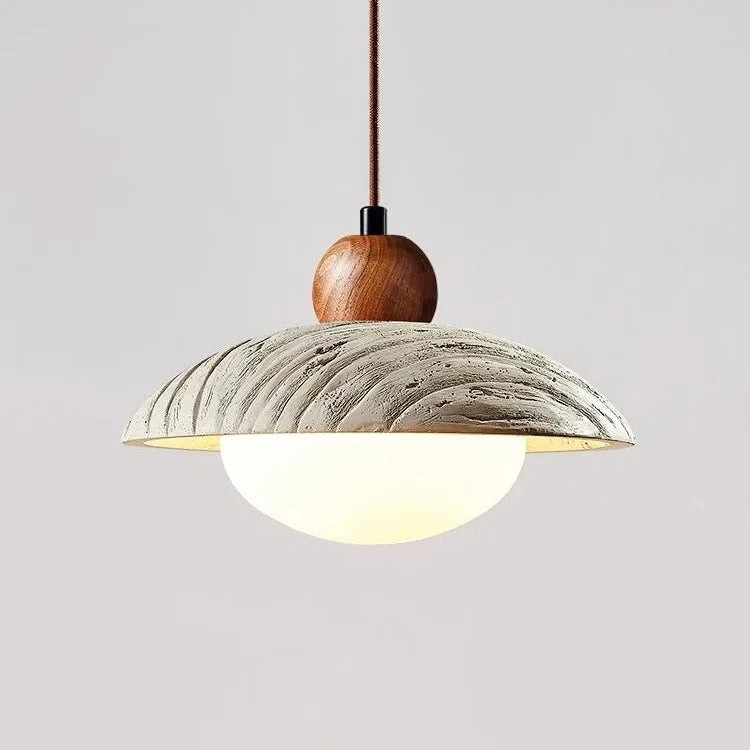 Wabi-sabi stijl travertijn cement hanglamp HL3484