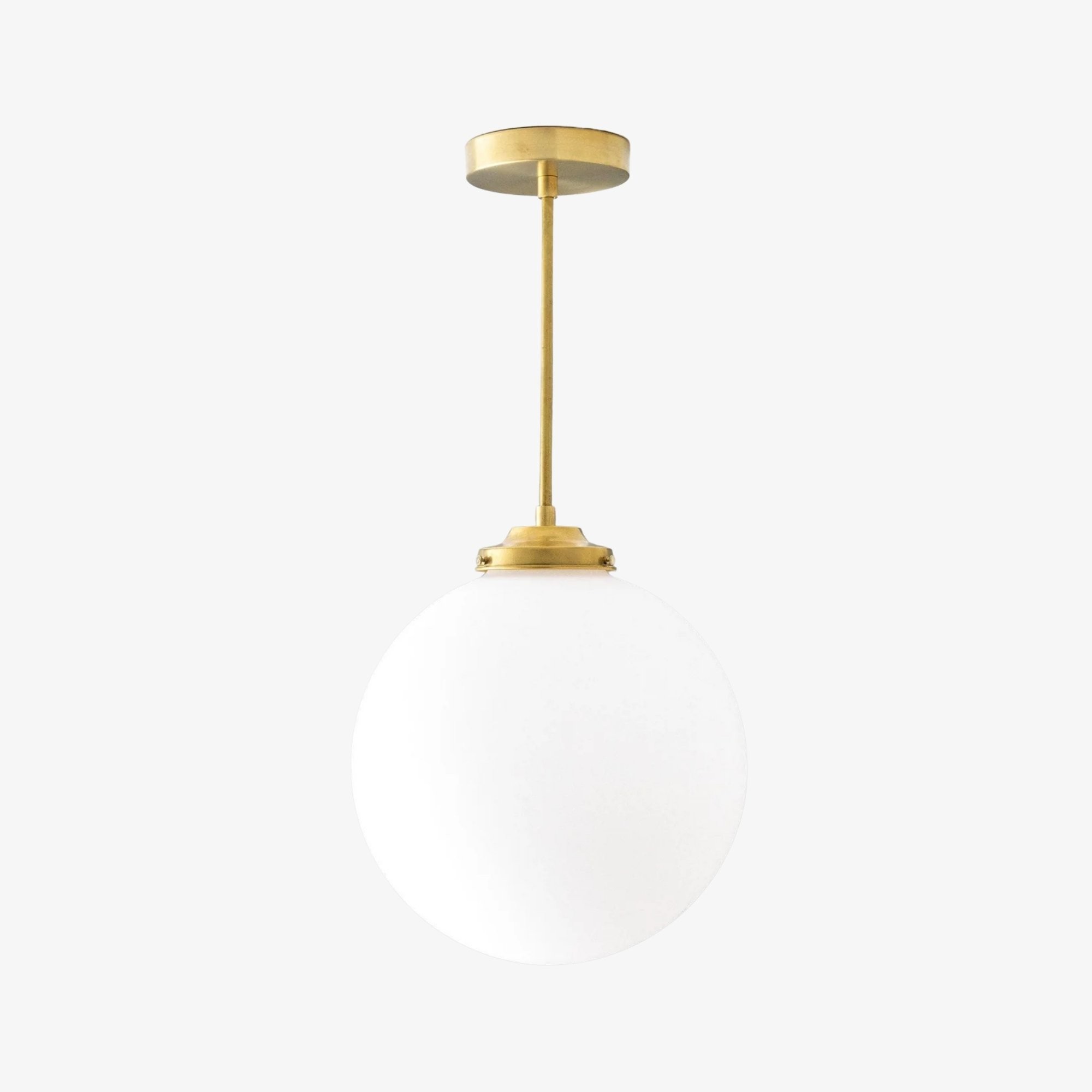 Glorica Glass 12 inch bolvormige plafondlamp - Art Deco hanglamp van matglas en plafondlamp HL1724