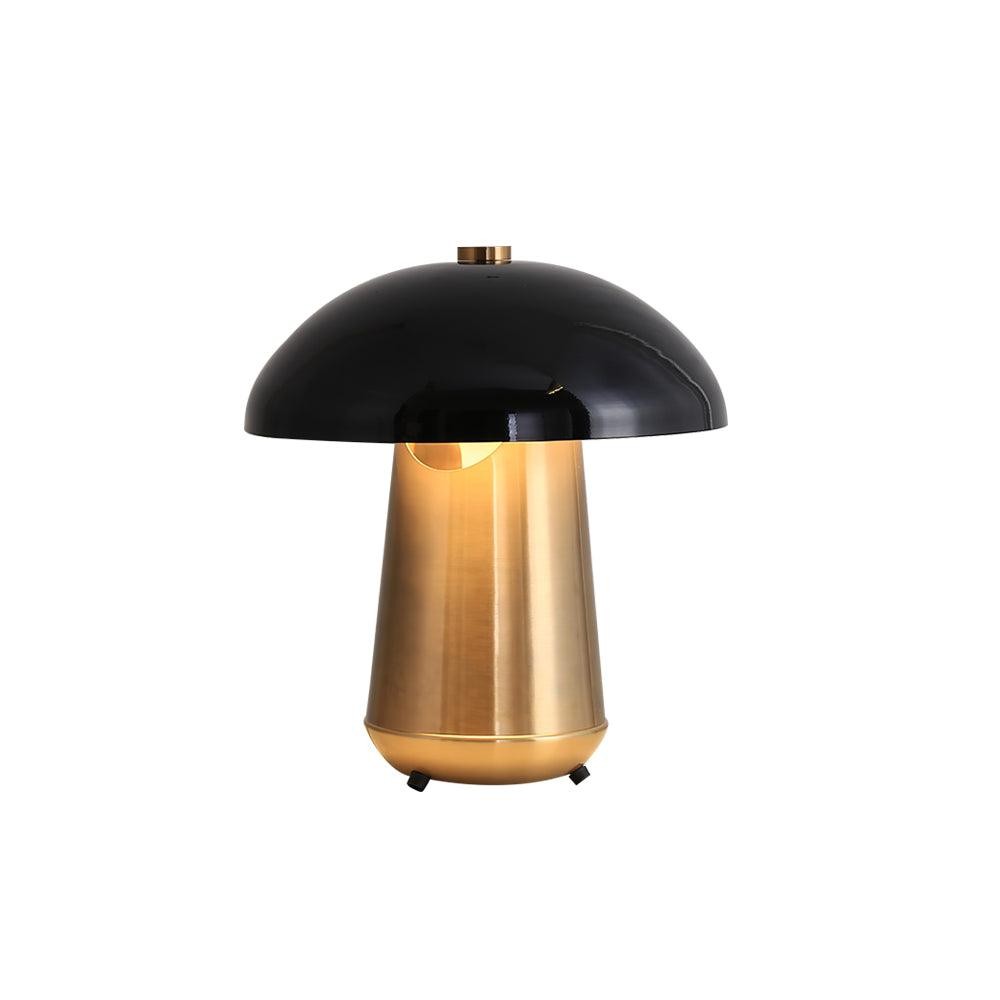 Metalen bedekte paddestoel holle tafellamp HL656