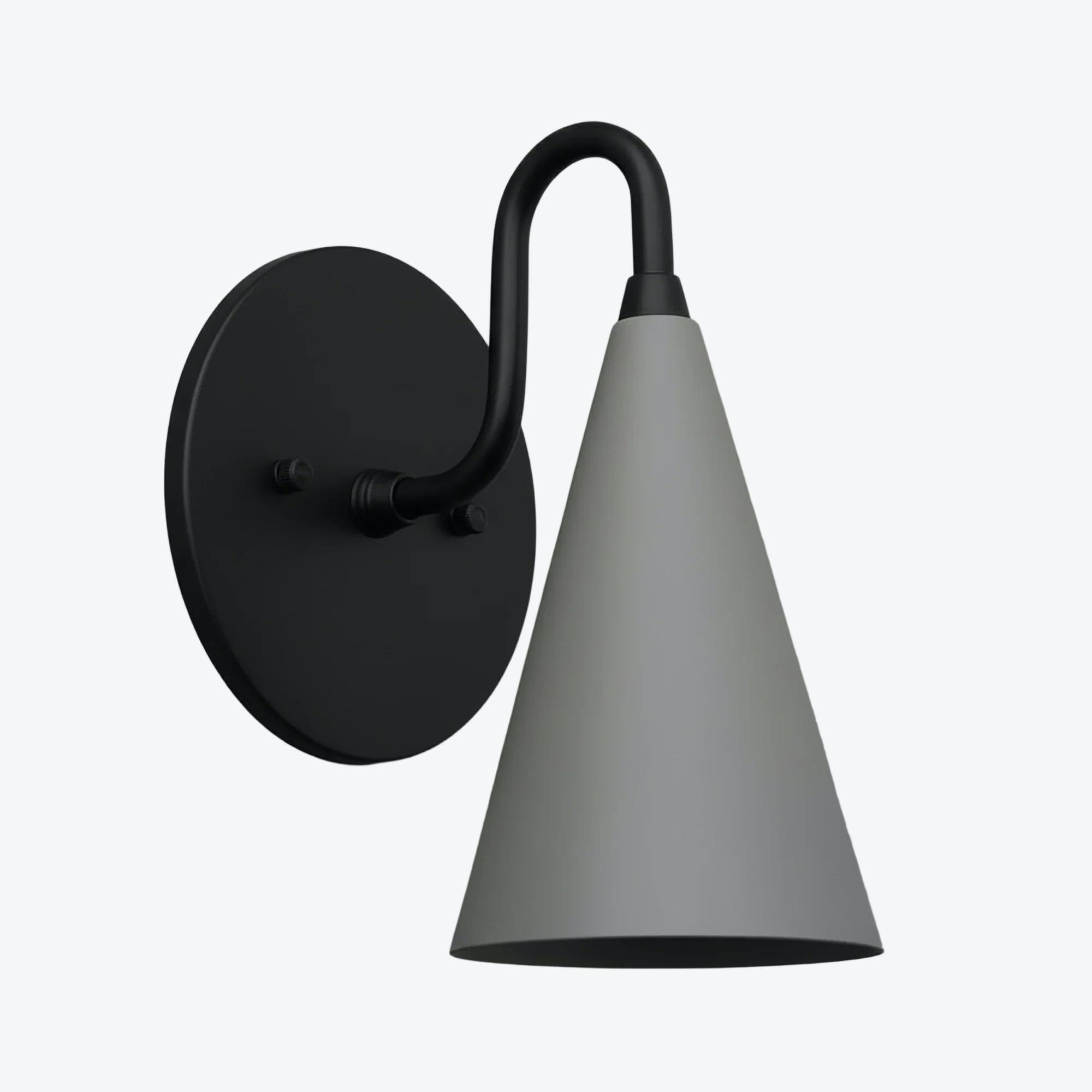 Curva metalen kegelvormige wandlamp - Vintage messing wandlamp voor hal of trappenhuis HL1967