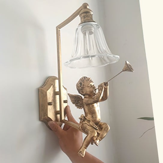 Kunstengel Wandlamp HL1133
