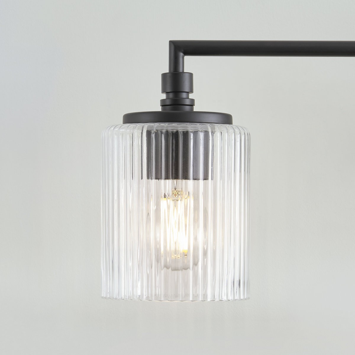 Lirra 3-lichts dimbare badkamerlamp van glas en metaal - Modern design voor badkamer en slaapkamer HL1949