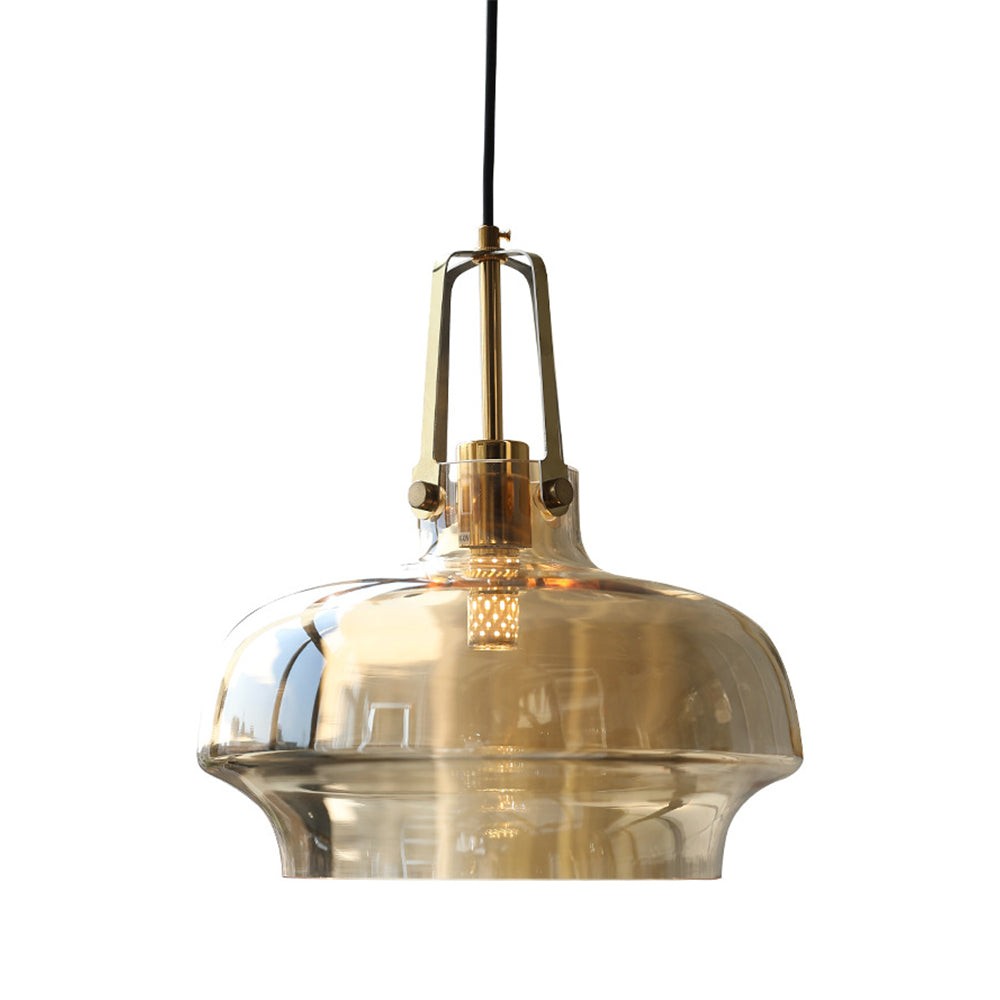 Moderne, uniek gevormde glazen hanglamp voor een aquarium HL1401
