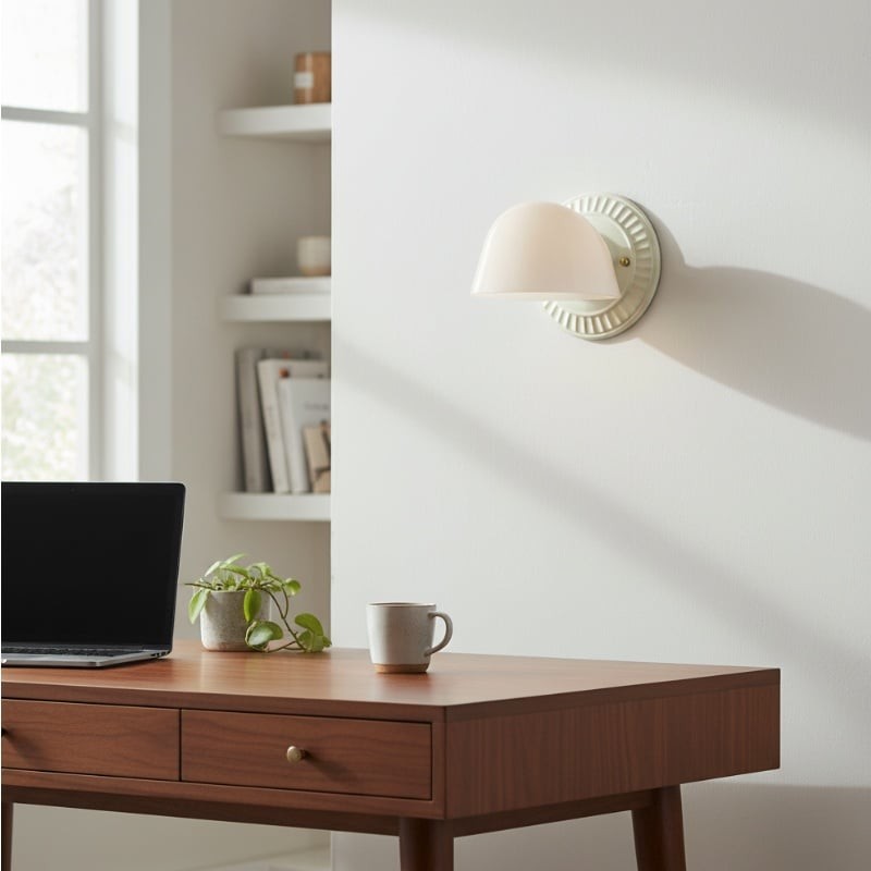 Fiesta wandlamp met ribbels - Art Deco-geïnspireerd ontwerp voor de badkamer HL2001