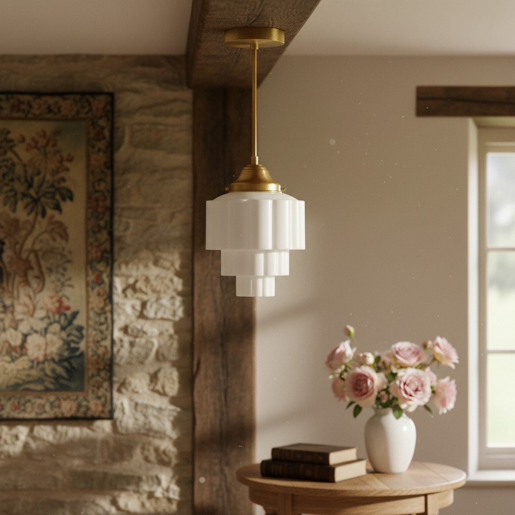 Geotower Glazen Hanglamp - Elegante Huisverlichting HL1706